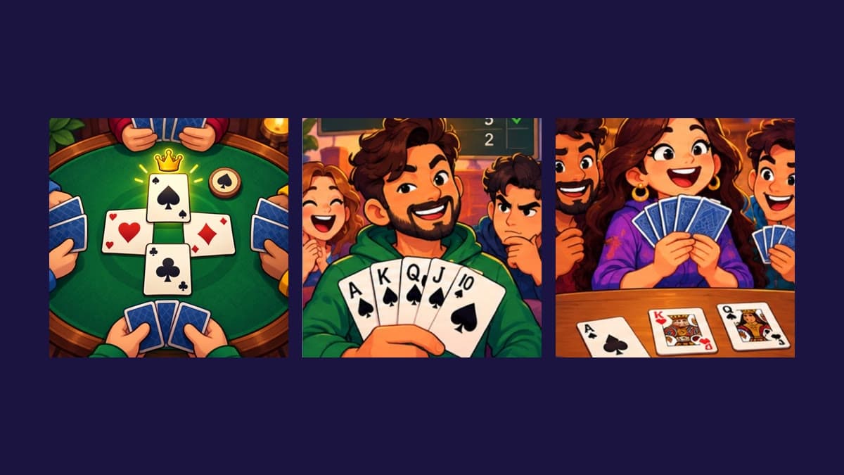 Illustration for Diwali card party games that are fun without playing for money