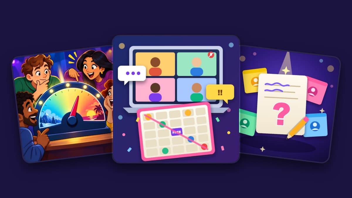 Illustration for Virtual team-building games that do not make anyone cringe
