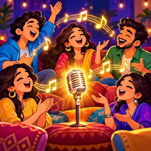 Antakshari illustration